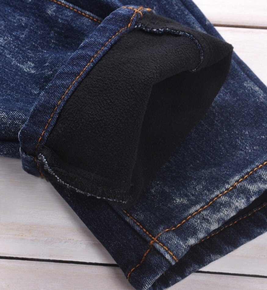 Утеплённые джинсы 