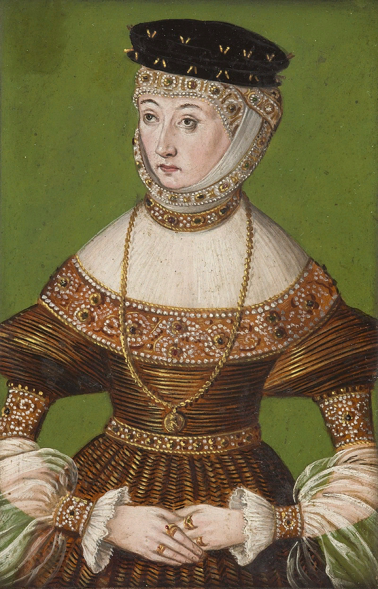 Портрет Барбары Радзивилл работы Лукаса Кранаха Младшего, ок. 1553