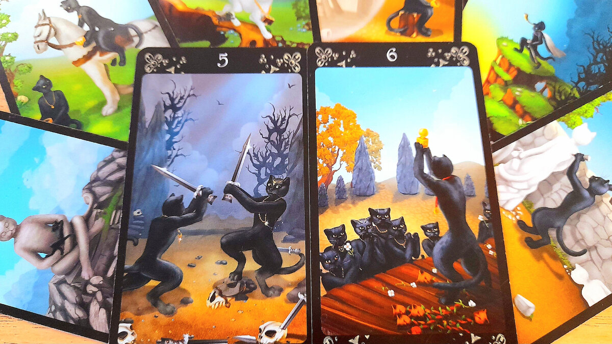 расклад Таро Черных Котов