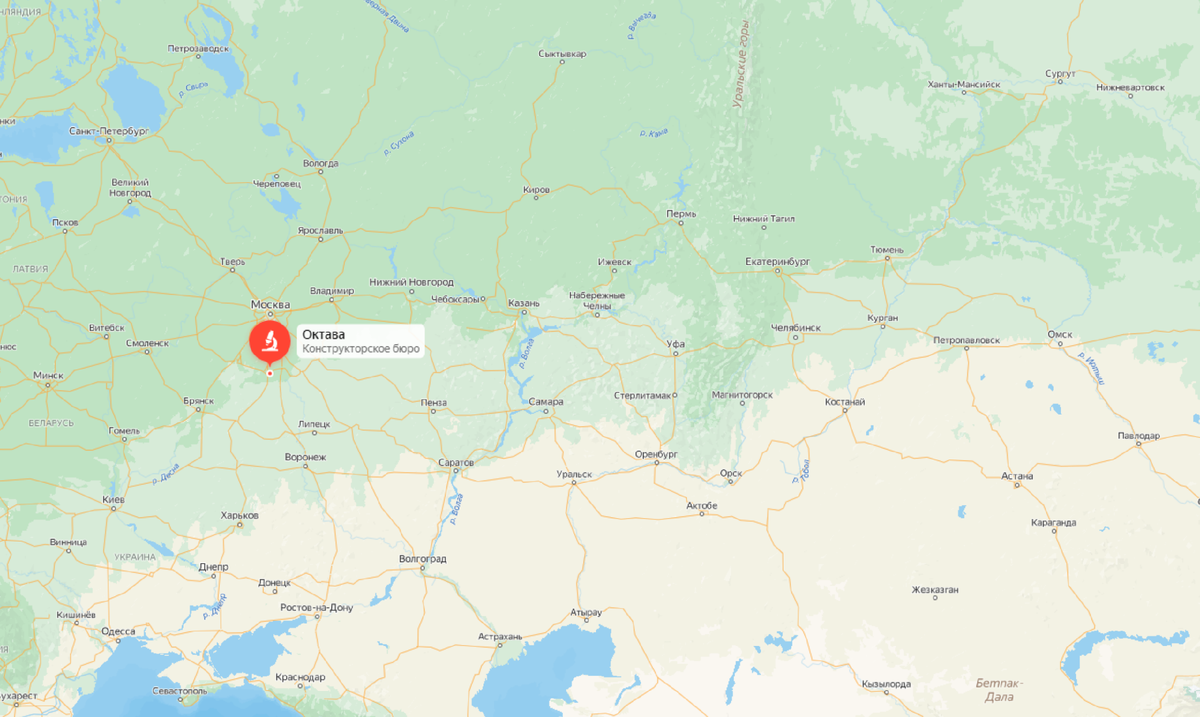 Расположение завода на карте. Источник: yandex.ru/maps