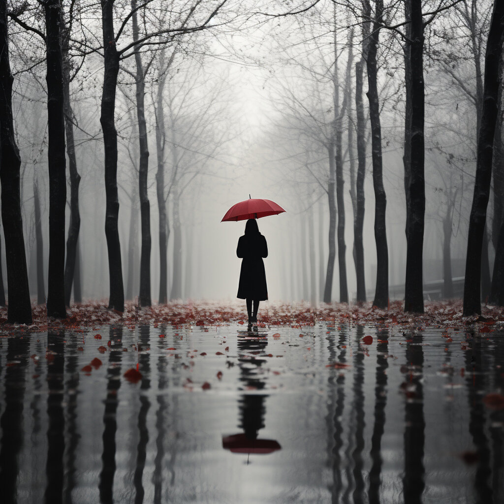 Этакий зонт как вызов непогоде.