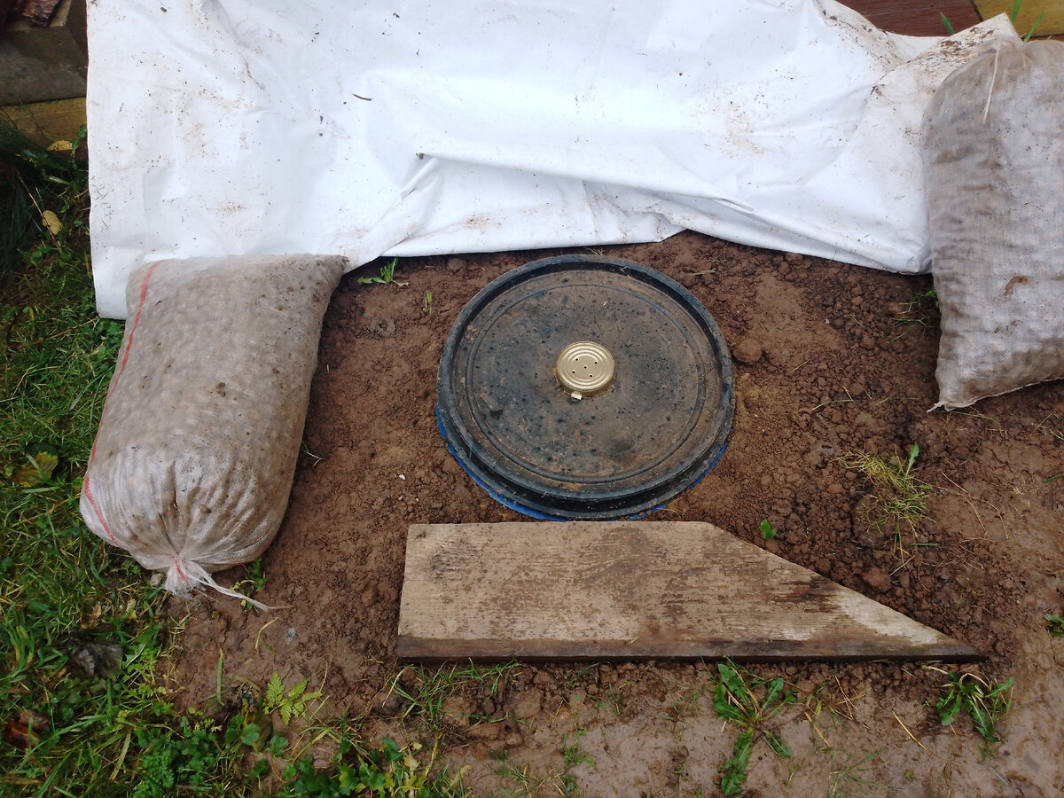 Погреб из бочки