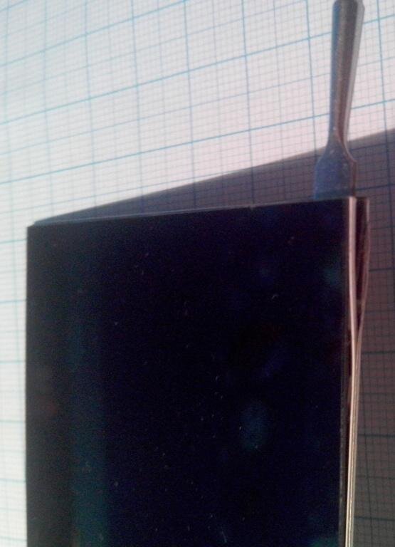Удаление подсветки с экрана для смартфона. Этап 1.