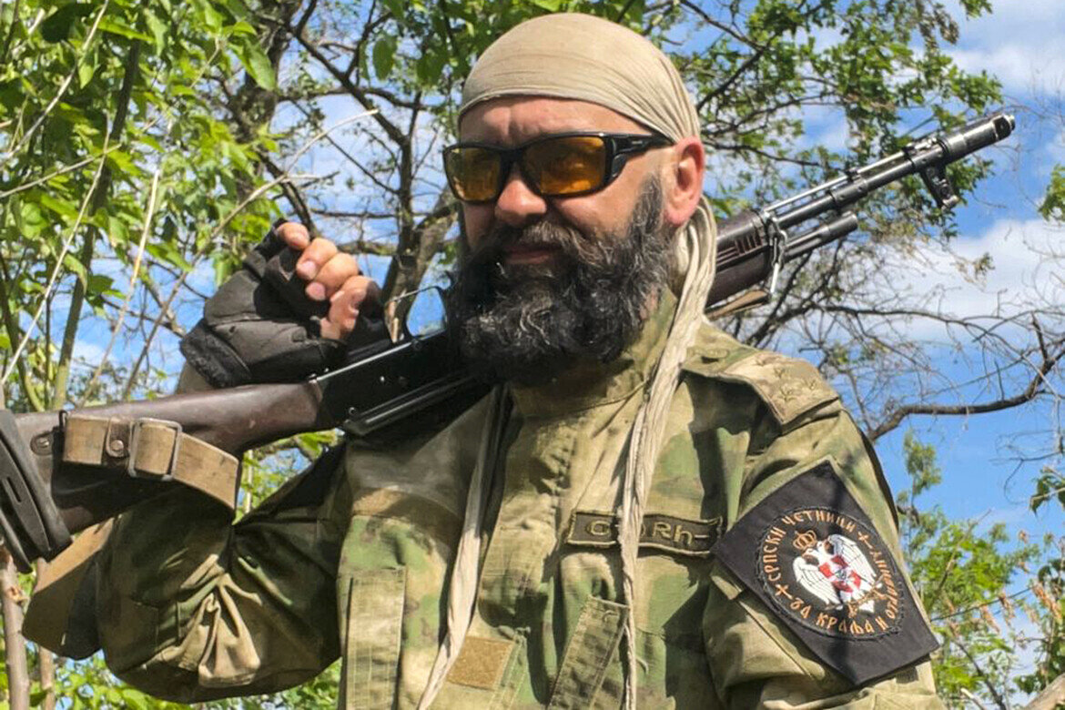 Ветеран войны в Косово, глава организации «Четнички покрет» Братислав Живкович