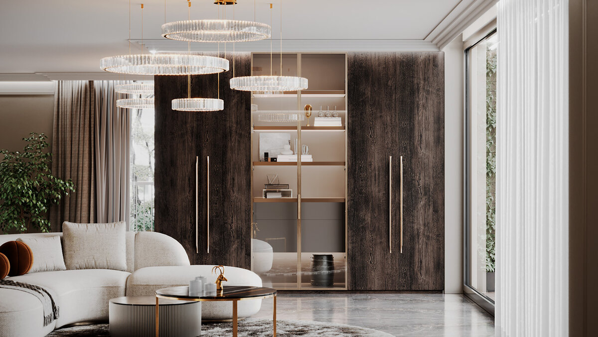 New Arbat Apartment by SL*Project Contemporary apartment, Minimalist interior de