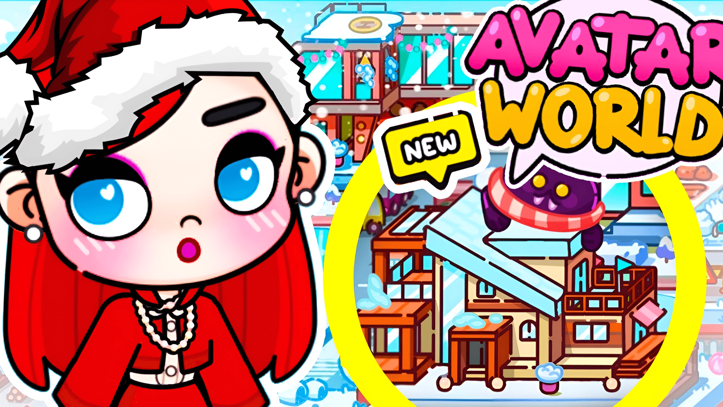 ЗИМНЕЕ ОБНОВЛЕНИЕ 🧣 ☃️ НОВОГОДНИЙ МАГАЗИН в AVATAR WORLD 🧊❄️⛸️ ОДЕЖДА и  ИГРУШКИ