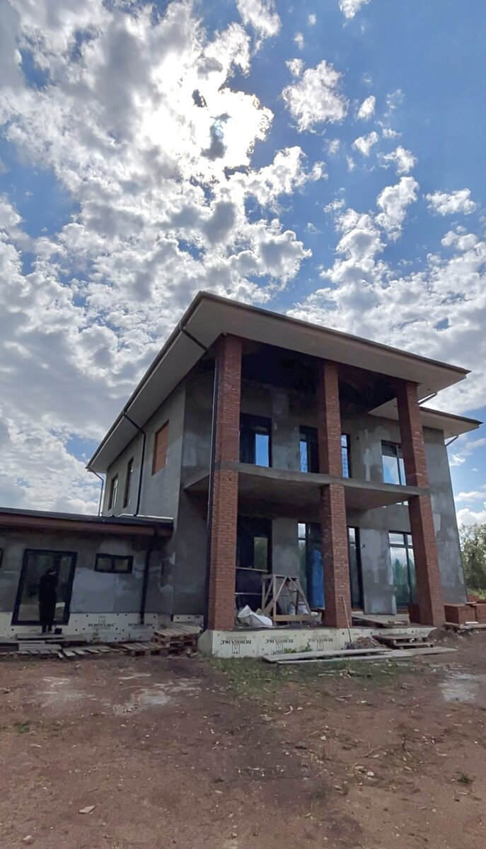 Загородный дом в процессе реконструкции