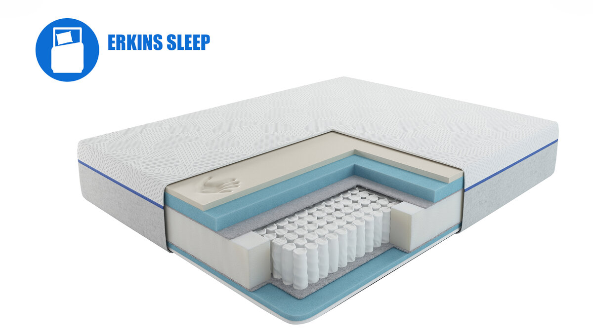 Матрас с блоком независимых пружин