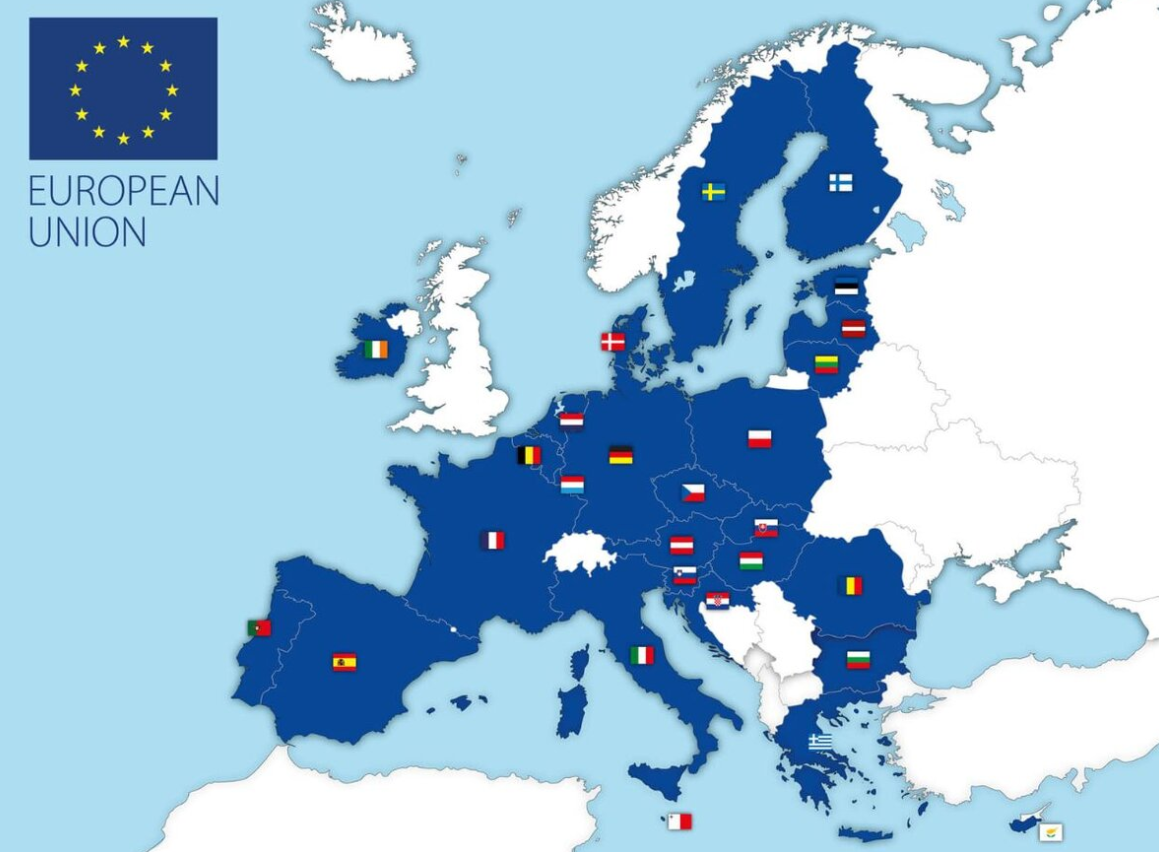 северные страны ес. страны-члены ес на карте 2022. страны ес список на карте. европейский союз карта 2021. сколько стран входит в европейский союз.