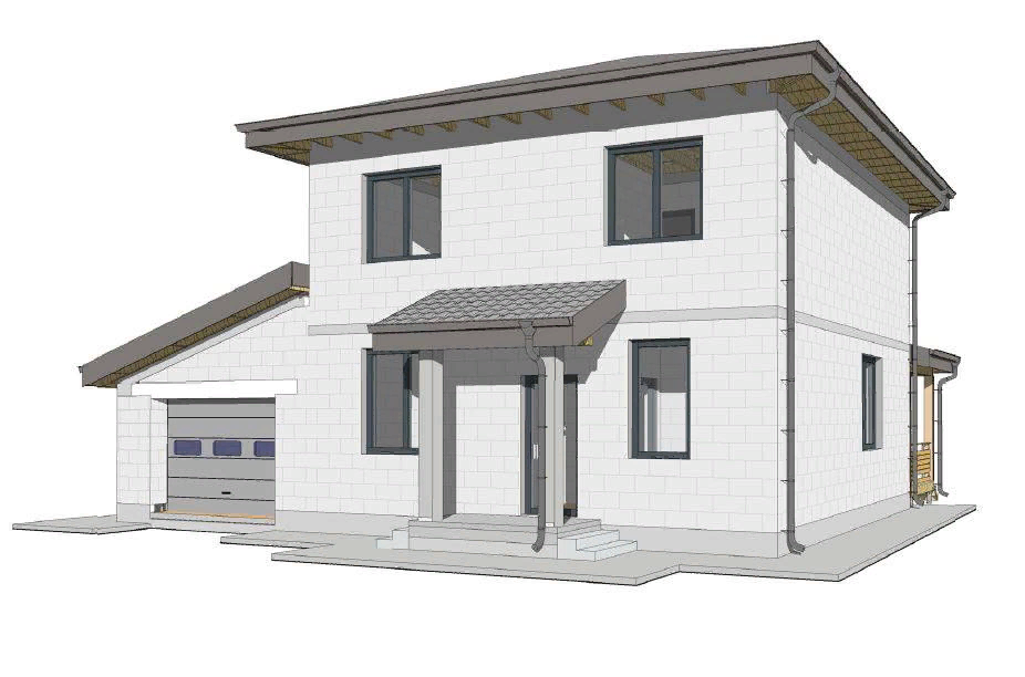 3D проект дома 24-185 