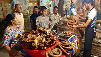 Популярная Уличная Еда в Кашкадарье | Как Приготовить самым удивительным и необычным способом