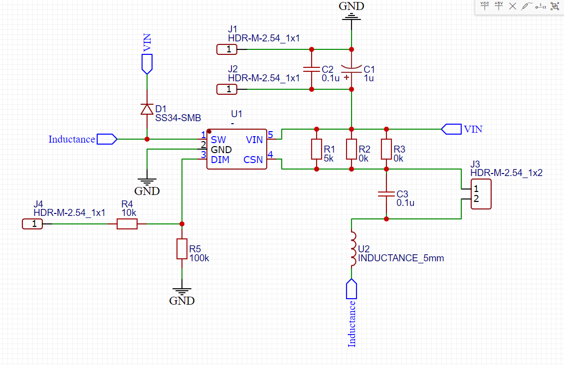 Простой LED драйвер для 3w светодиода на PT