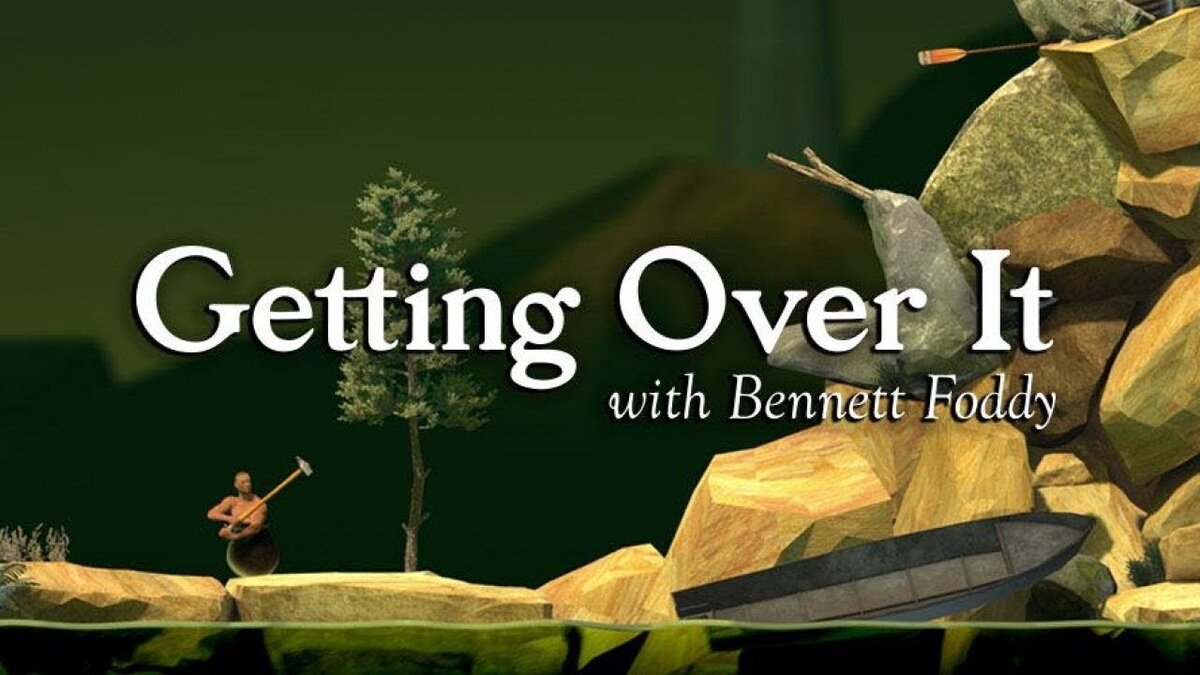 Эта игра тебя закаляет? В чем смысл? Getting over it with Bennet Foddy |  Wesl_Play | Видеоигры | Обзор игр | WooDoo People | Дзен