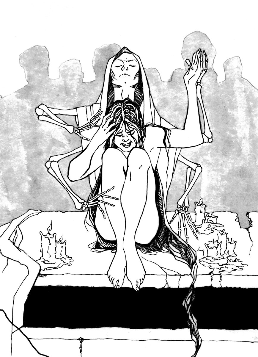 Иллюстрация к книге, выполненная на заказ