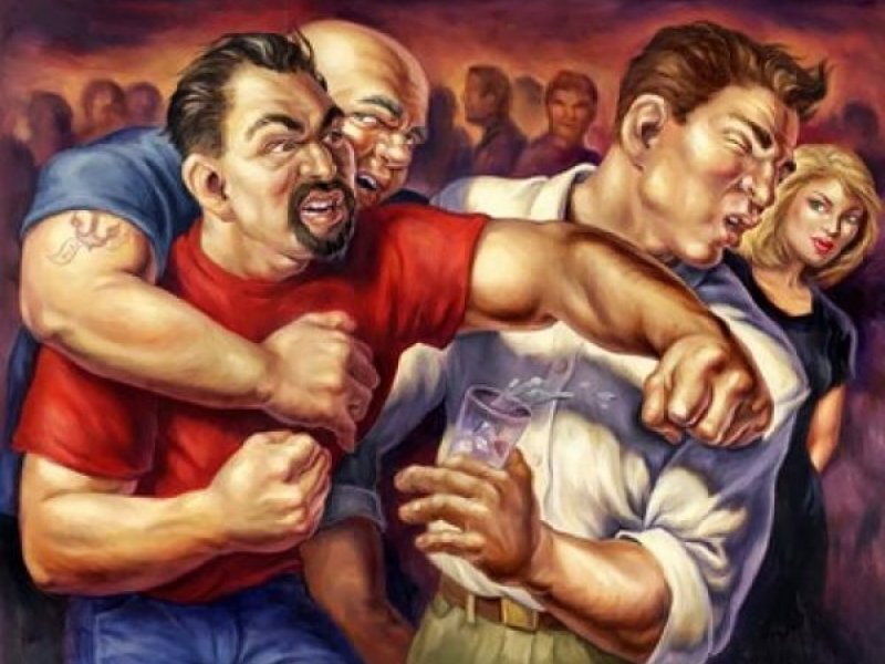 "Дружеский разговор". 