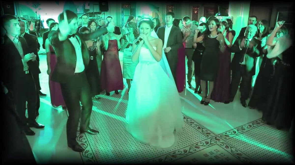 Кадр из видео с песней-переделкой «Sunny» («Boney M») (Бони Эм) на свадьбу от невесты