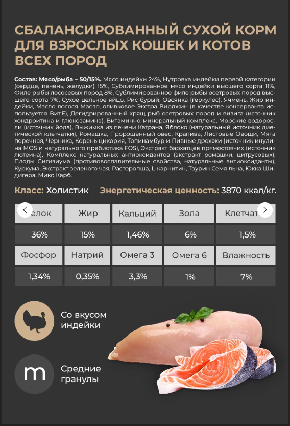 Sauvage Solutions ИНДЕЙКА Active Adult