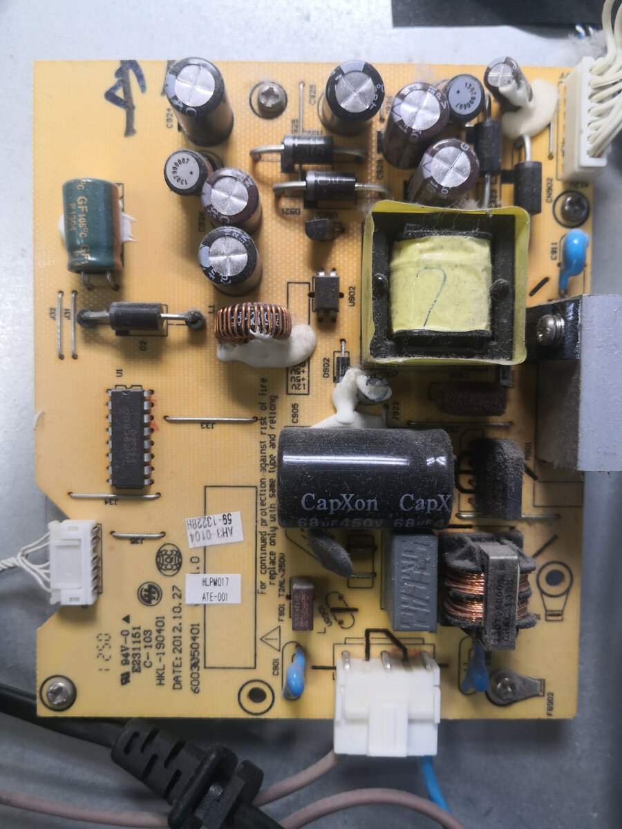 Телевизор Fusion fltv-19l31b не выходит из дежурки Ремонт | Лайфхаки по ...