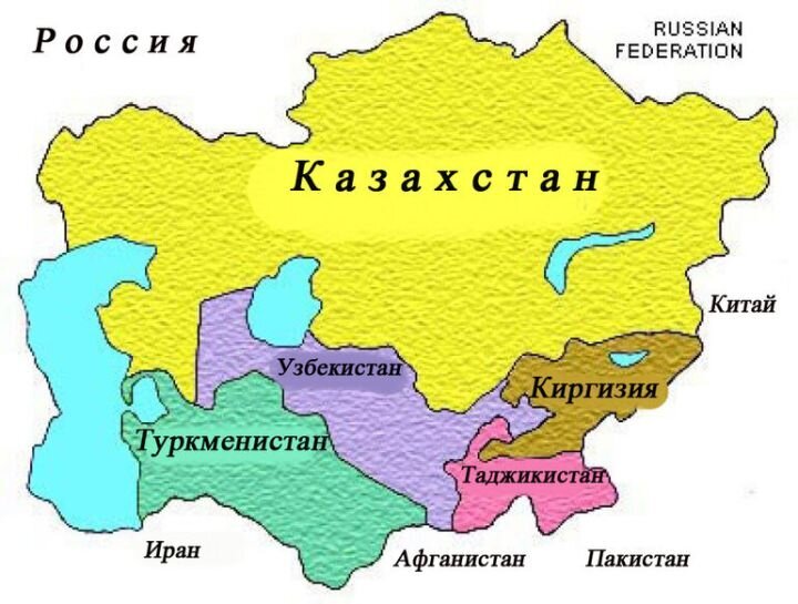 Республики Центральной Азии. Источник: севлайф.ру.