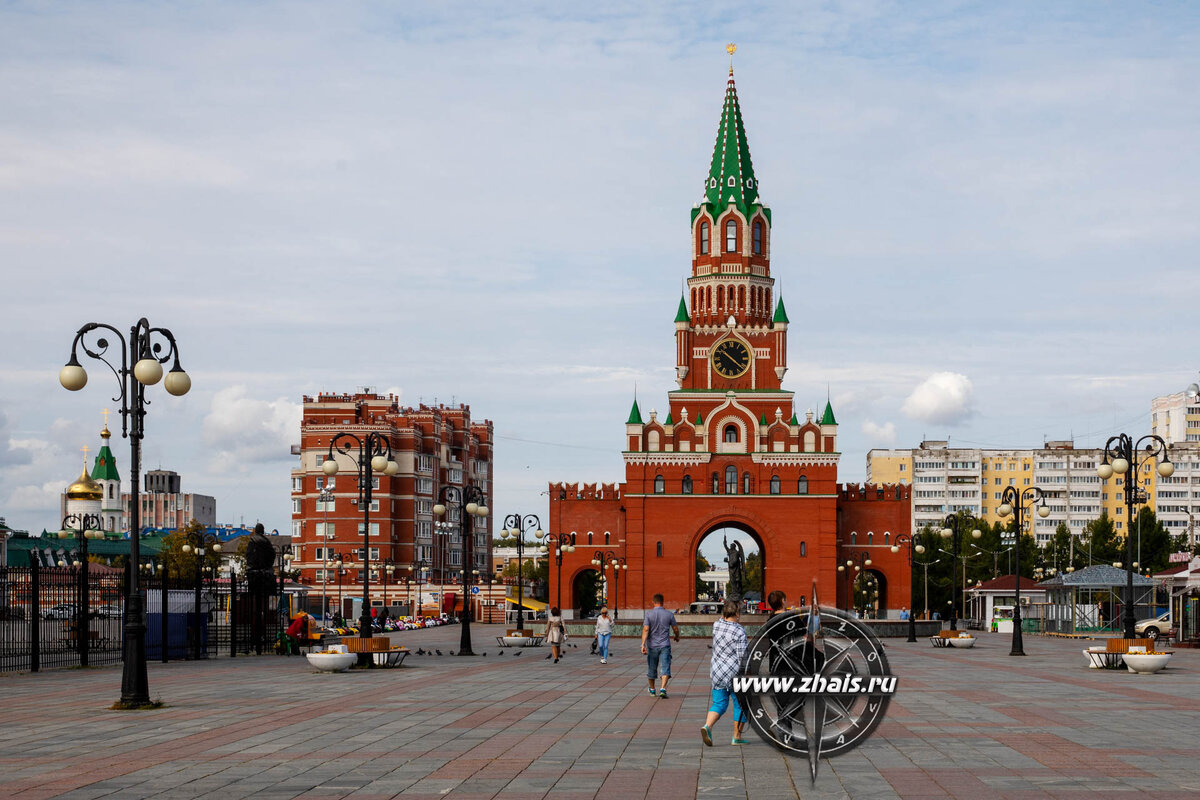 Площадь никонова в йошкар оле фото Йошкар-Ола. Площадь Республики и Пресвятой Девы Марии ИНТЕРСЕТ Дзен