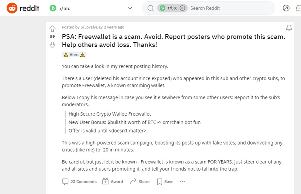 Мошенничество Freewallet на Reddit Scale_2400