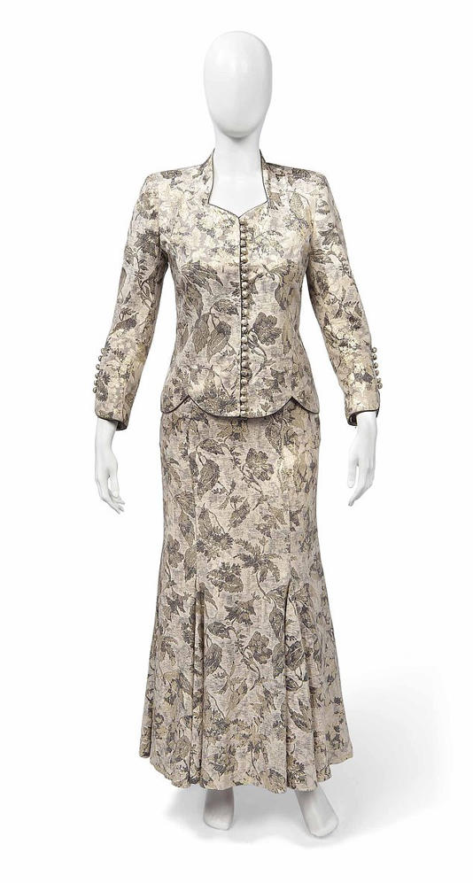 Наряд Маргарет Тэтчер для Hello! съемка журнала в 1989 году