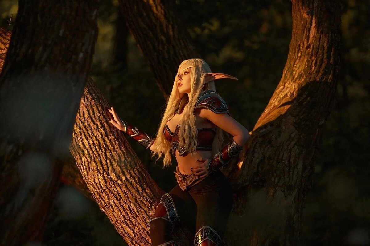 Косплей на эльфийку крови из World of Warcraft. Косплеер: Mi2ray. Фотограф: Milligan. Источник: vk.com/mi2ray_cosplay   📷