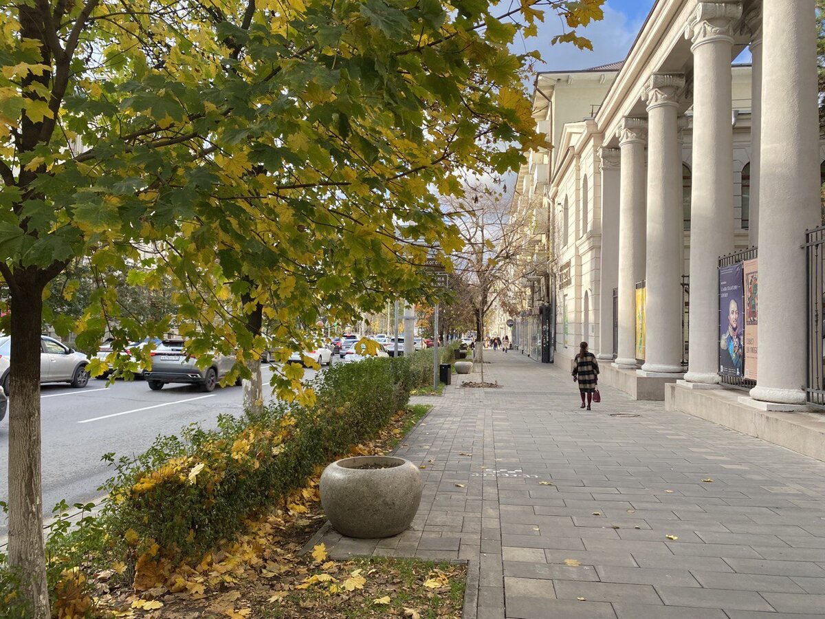 Большая Садовая, ноябрь, Ростов-на-Дону. Фото автора