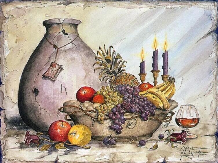    Жан-Луи Лапоинт, «Фрукты и коньяк» Фото: artchive.ru