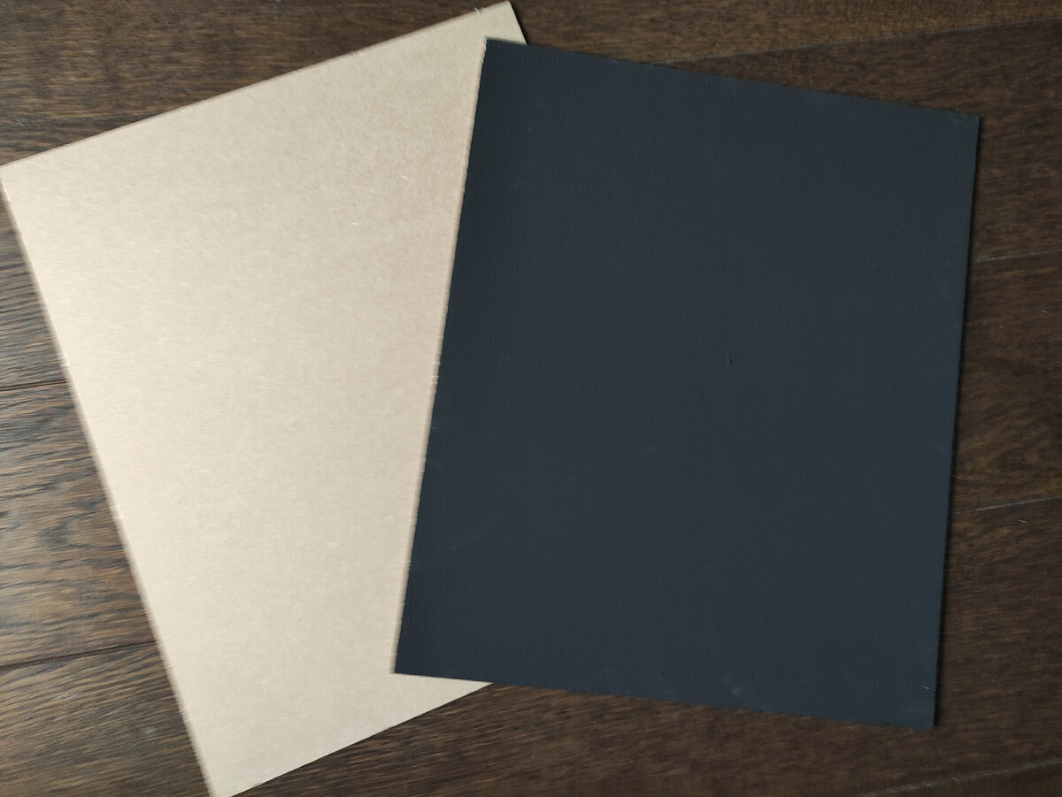 картон и задняя стенка