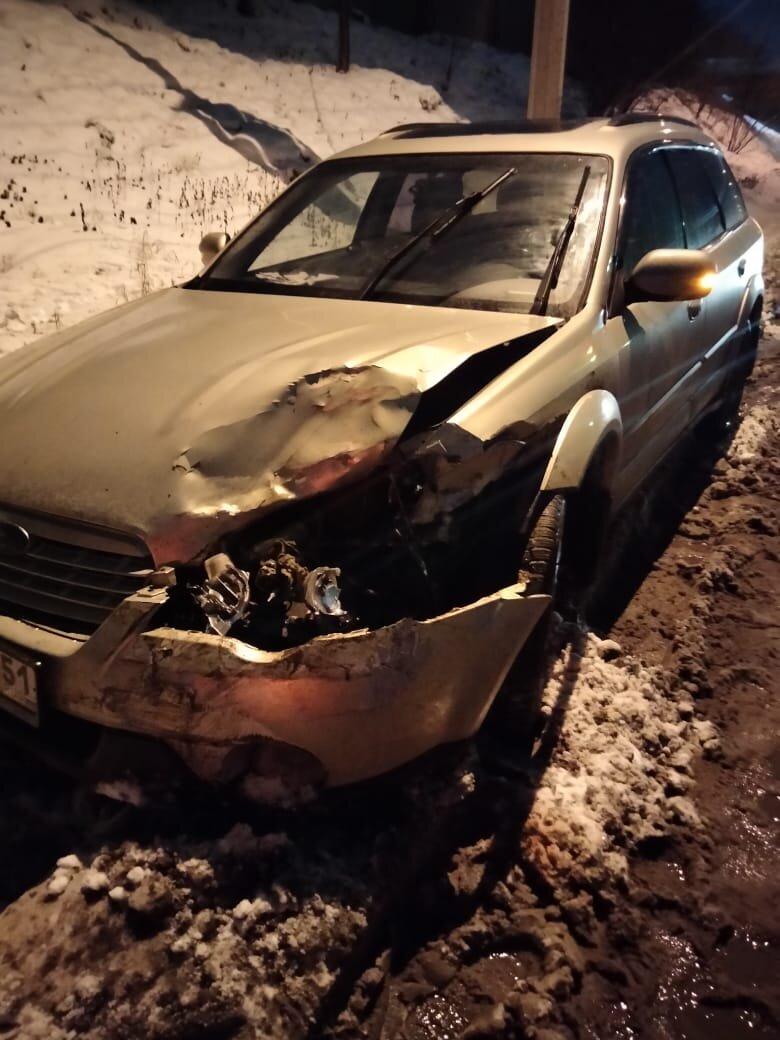 Машинке досталось хорошо.. Зато без жертв, и это-главное. 