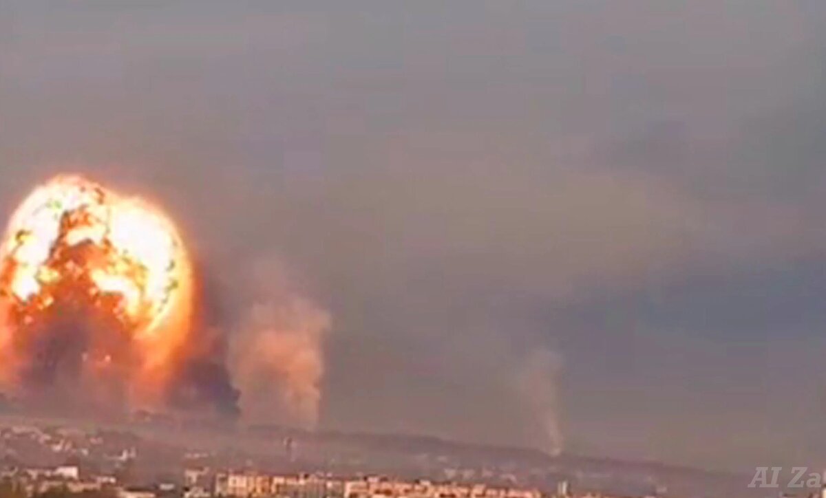 Взрыв на том самом складе. Фото: discover24.ru