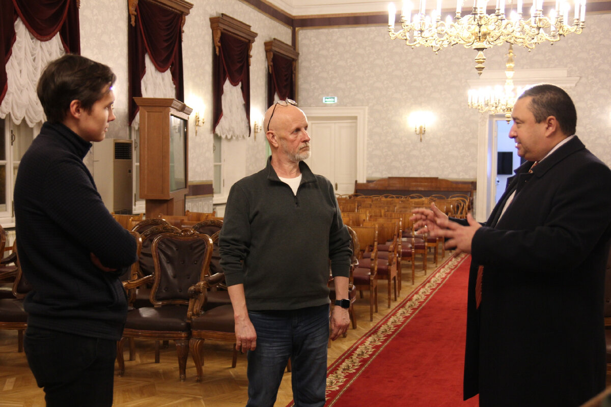 Д.Ю. Пучков в Императорском зале