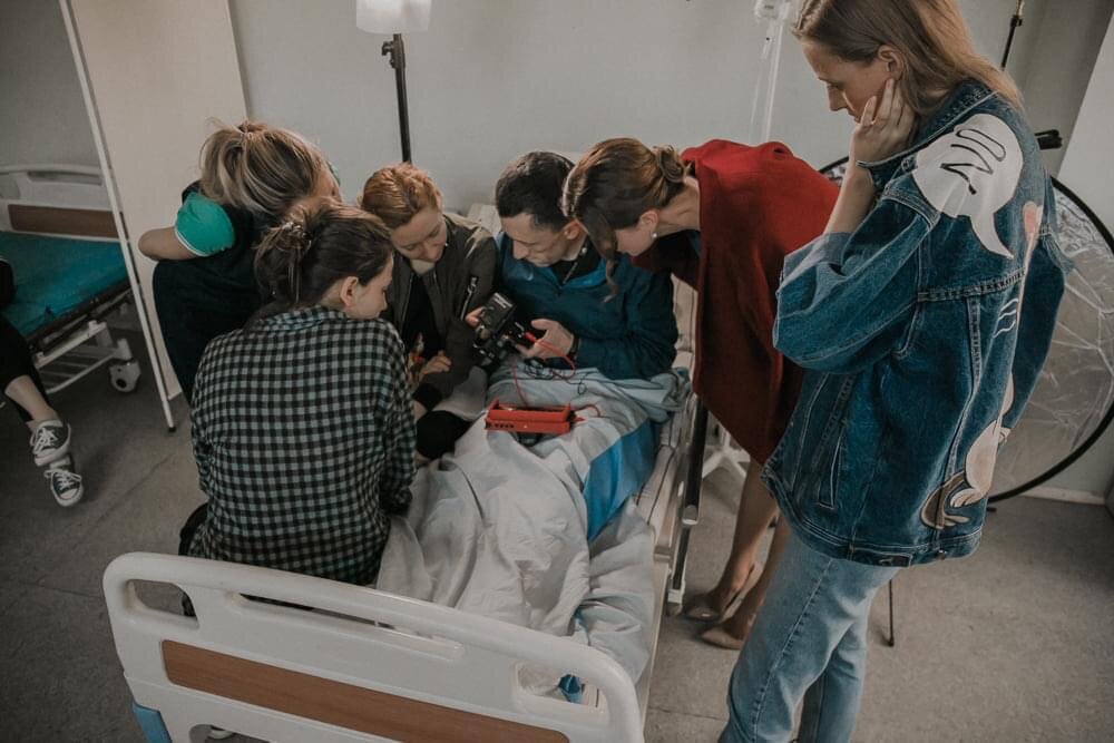 На съёмочной площадке фильма «Нуартье» 