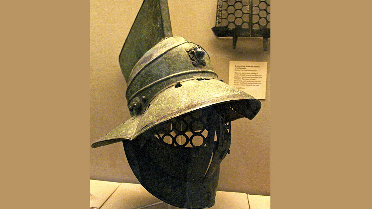 ШЛЕМ ИЗ ПОМПЕЙ. ФОТО: WWW.GLOBALLOOKPRESS.COM