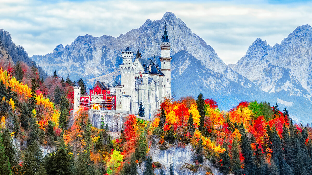 Замок Нойшванштайн, Швангау, Германия