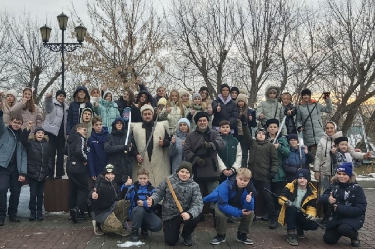    Казаки провели открытое занятие с юными томичами