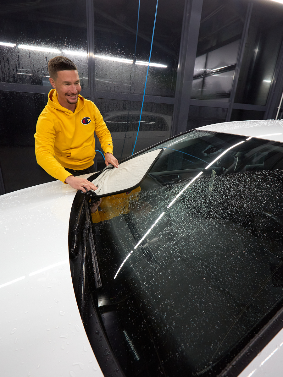 Тряпка для машины 50х60 см. серая.