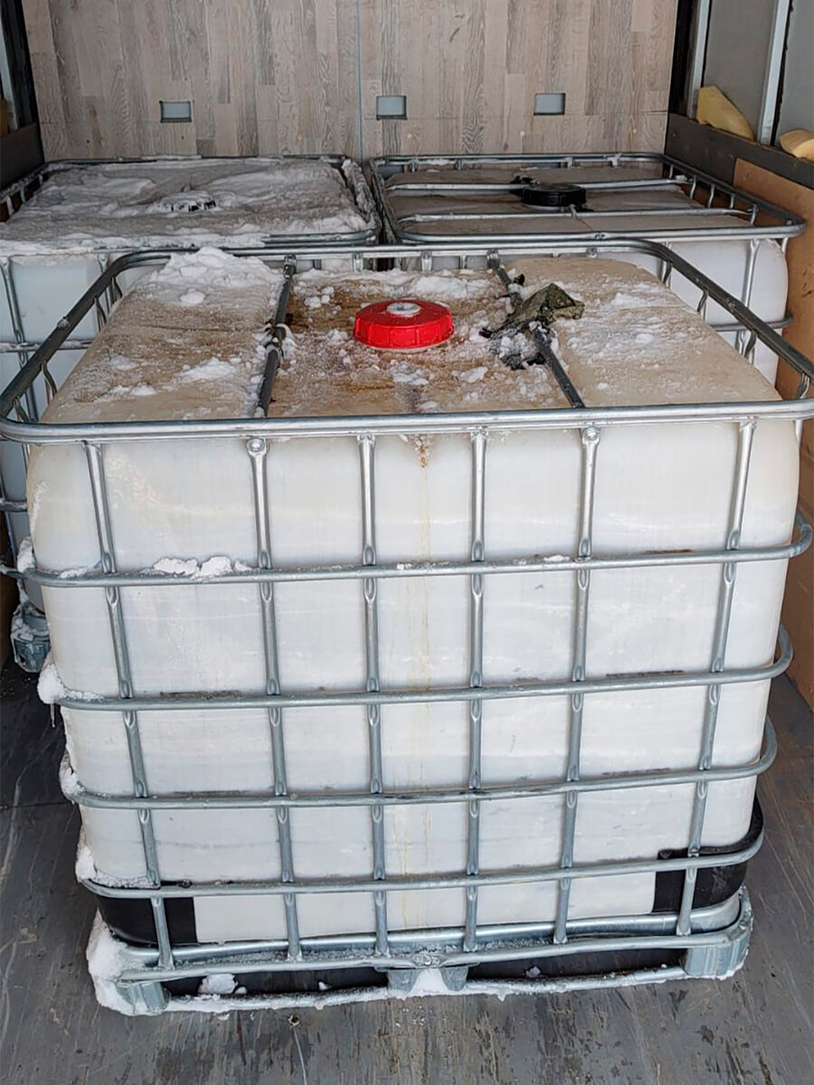 Еврокубы 1 м³ б/у, металлический поддон