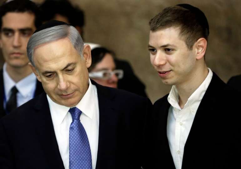 Яир Нетаняху с отцом