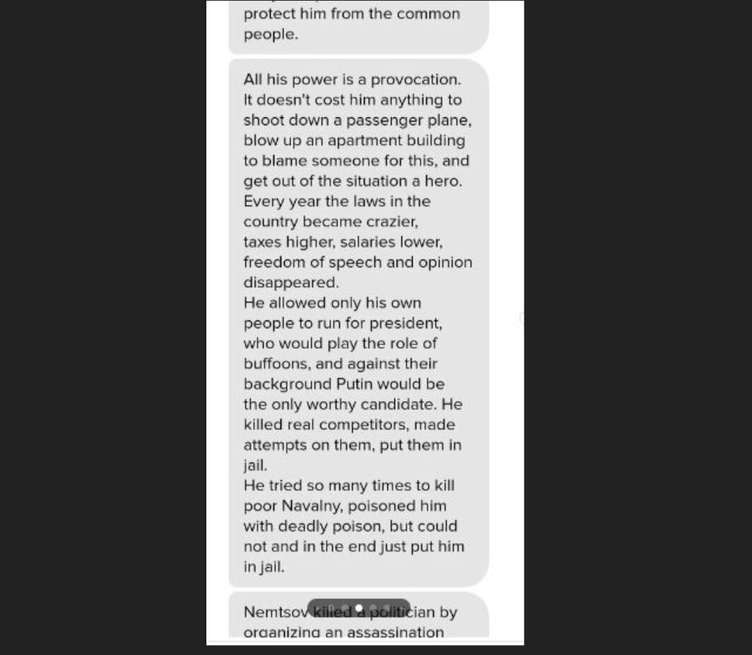 Американец познакомился с русской юной либералкой-навальнисткой ...