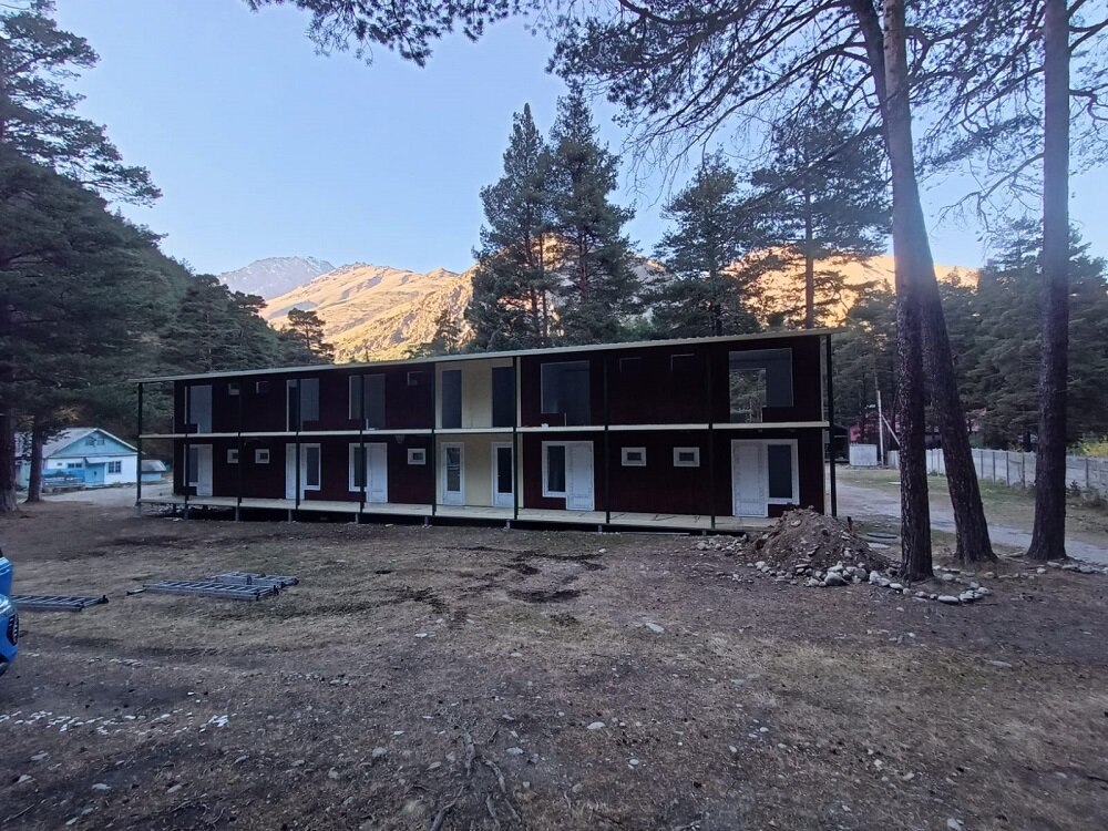 Гостиница построена