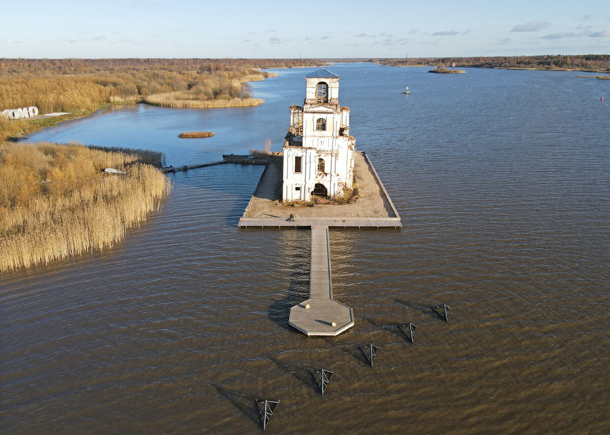 Церковь Маяк Крохино Прокудин Горский