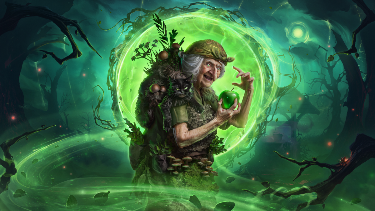 Шикарные обои от Лесты с Бабой Ягой. Картинка с просторов интернета