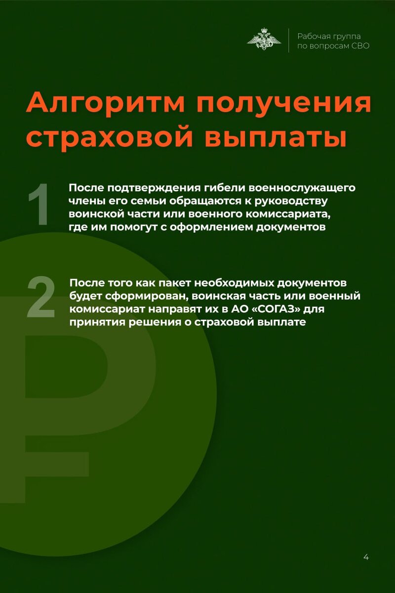 Страховая выплата 3 миллиона от компании СОГАЗ положена семьям погибших  участников СВО | ЕР ДНР | Дзен