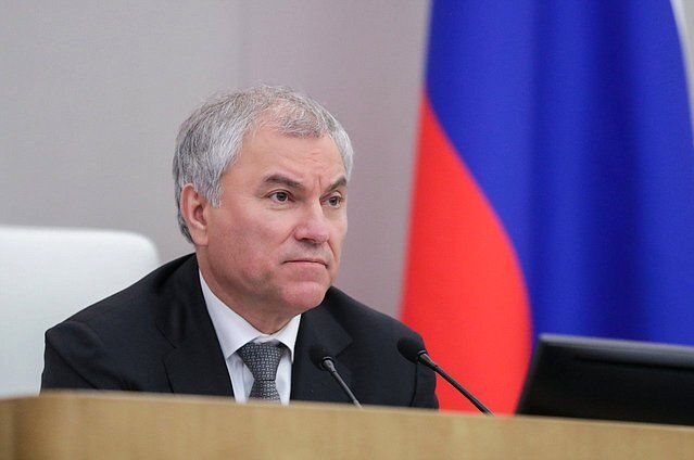 В. Володин, фото - пресс-служба Госдумы