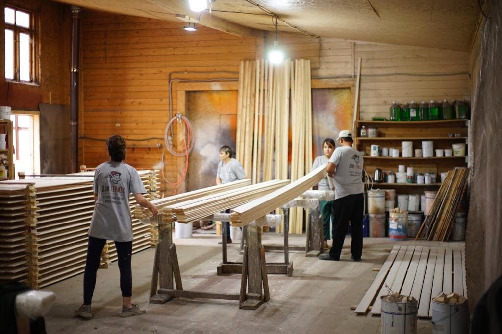 Один из цехов производственной базы СК «Дом Бобра» и СК «Дом Гермес»