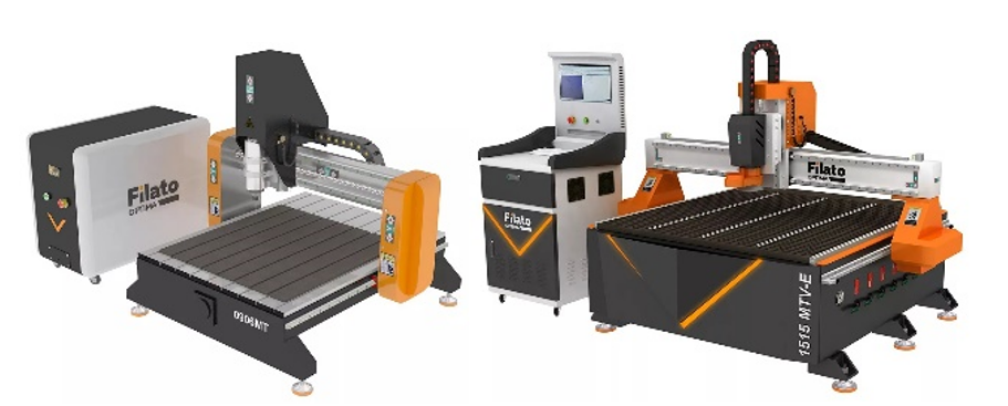 Работают с большими временными интервалами. Скорость фрезерования не является ключевым параметром, следовательно, фрезеровать можно за несколько проходов, исключив нагрузку на шпиндель, а также менять фрезы вручную. 
