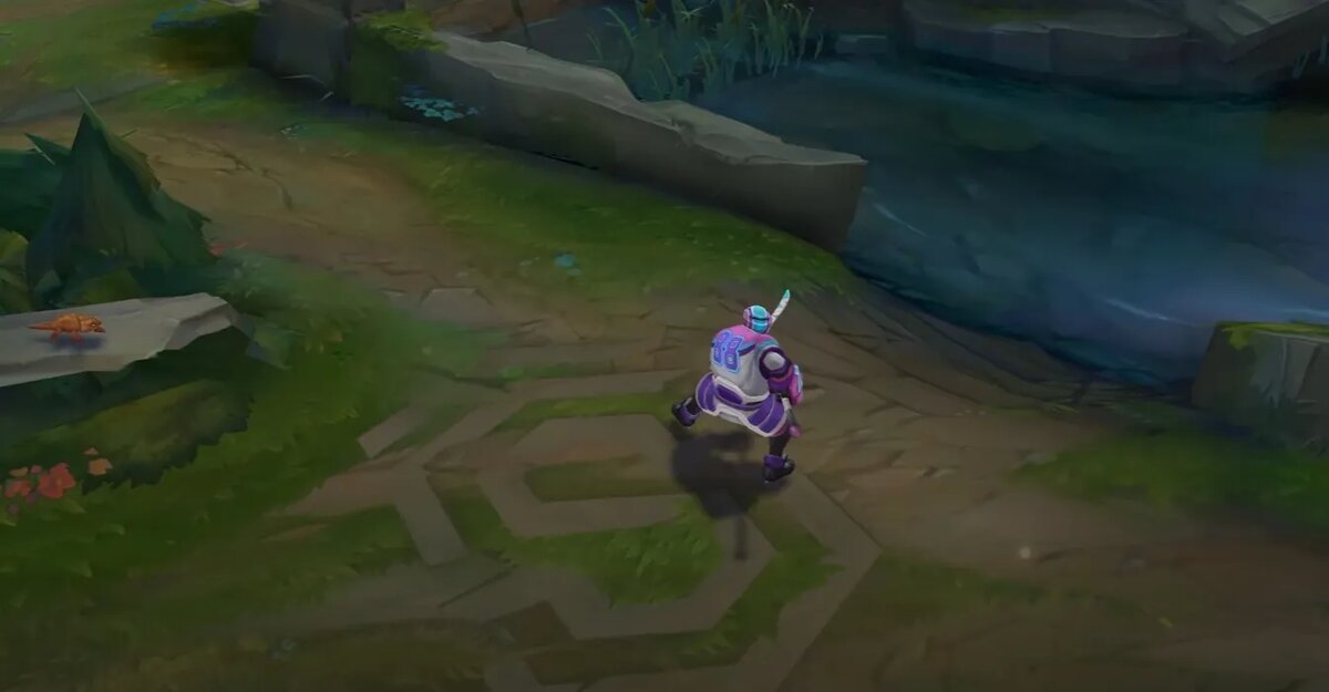 Номер 88 на форме хоккеиста-Джакса в League of Legends. Источник скриншота: презентация реворка скина «Могучий Джакс» от Riot Games   📷