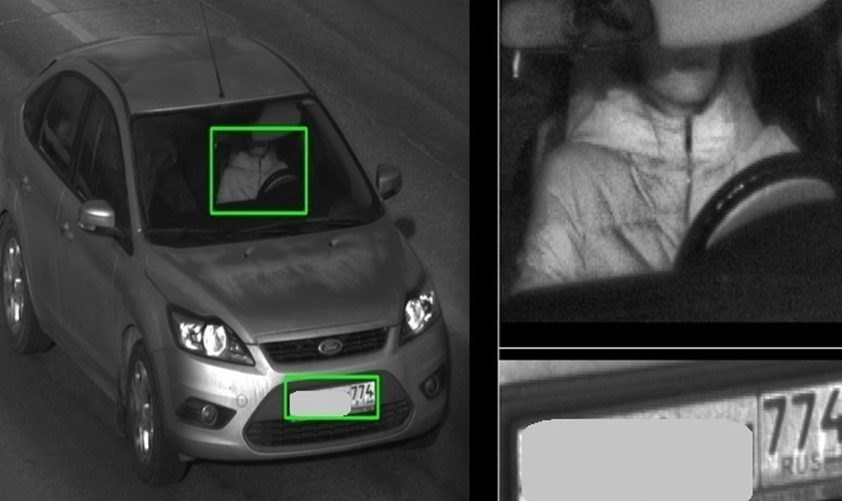 Камера фиксирует не пристегнутый ремень